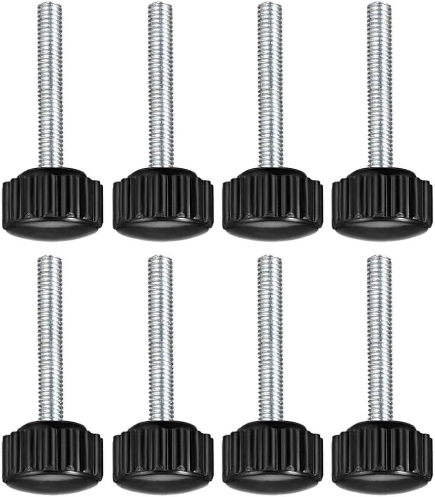 MACHSWON Knurled Clamping Knobs Saw Drill Press Lathe and Routing Jigs Packaging Machinery Printing Equipment Hand Clamping Handle Bolt Hand Knob Screw Replacement Parts M4 x 30mm 8pcs