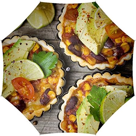 tart vegetables avocado lime - Umbrellas for Women Men,Travel Rain Windproof