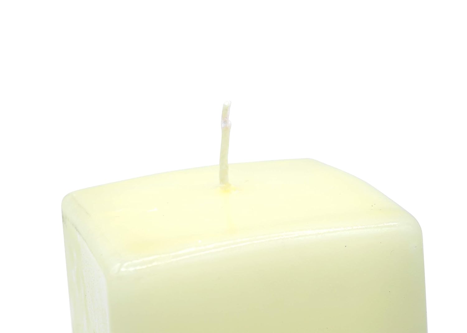 Girm Kit00005 Set 4 Quadratische Kerzen Creme H10x7x7 Cm Weihnachtsdekoration Weihnachtsschmuck Weihnachtsdekoration Weihnachtsdeko