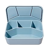 AROCFTIE Silicone Bento Box, 4 Compartment