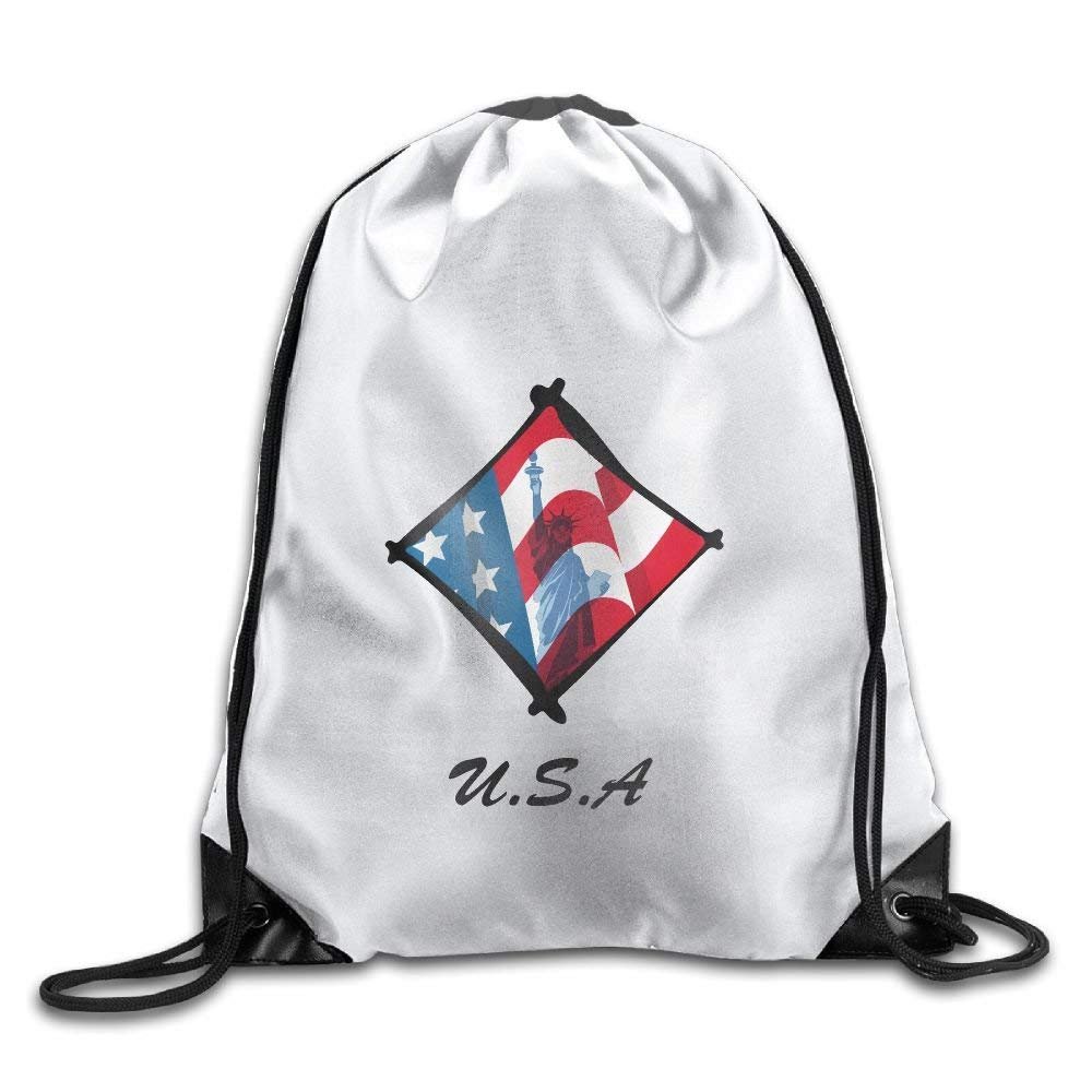 BikSQW Bolsa Bandera de Estados Unidos Estatua de la Libertad ...