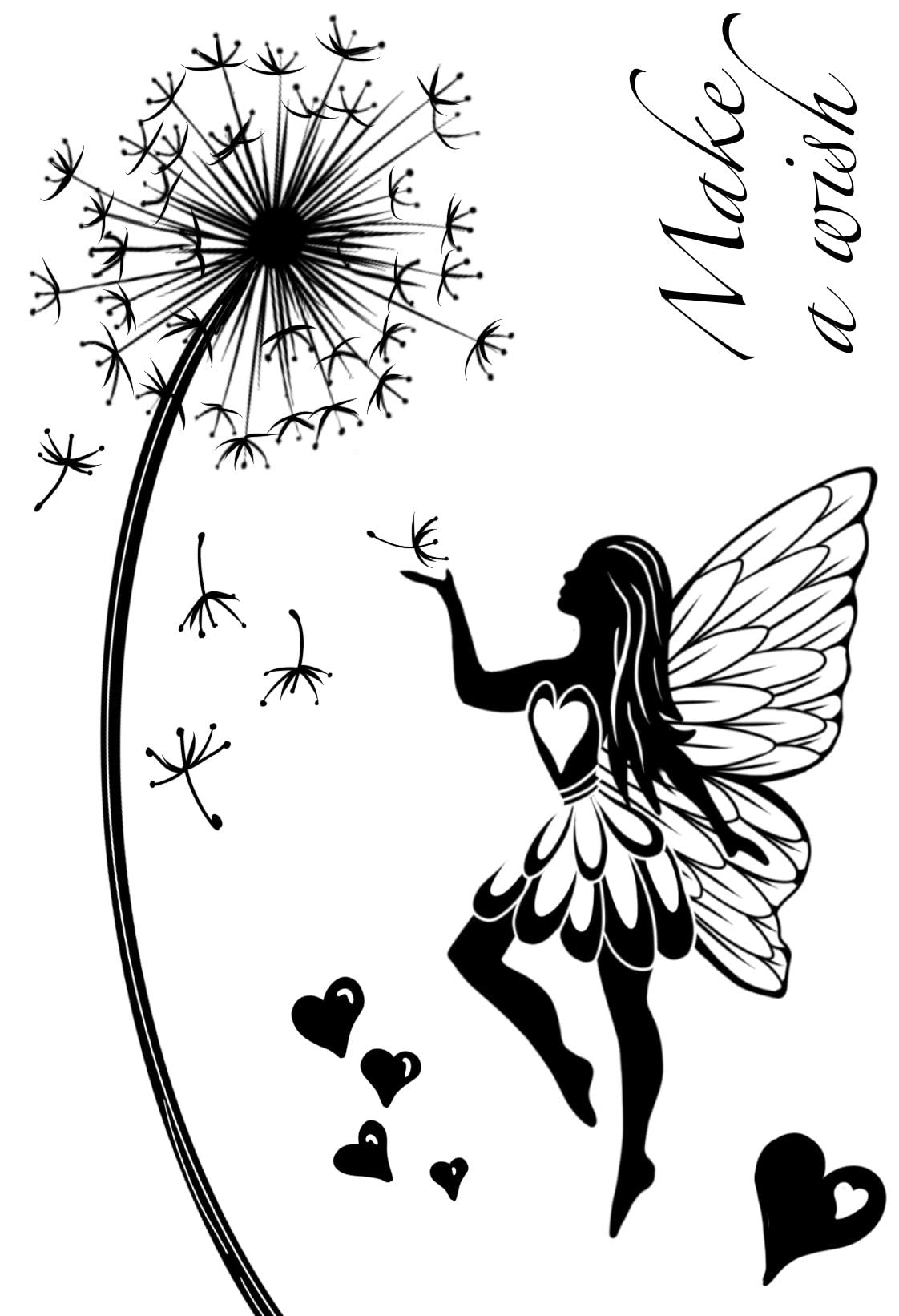 Creative Expressions Designer Boutique-Fairy Wishes-Clear Stamp Set, A6
