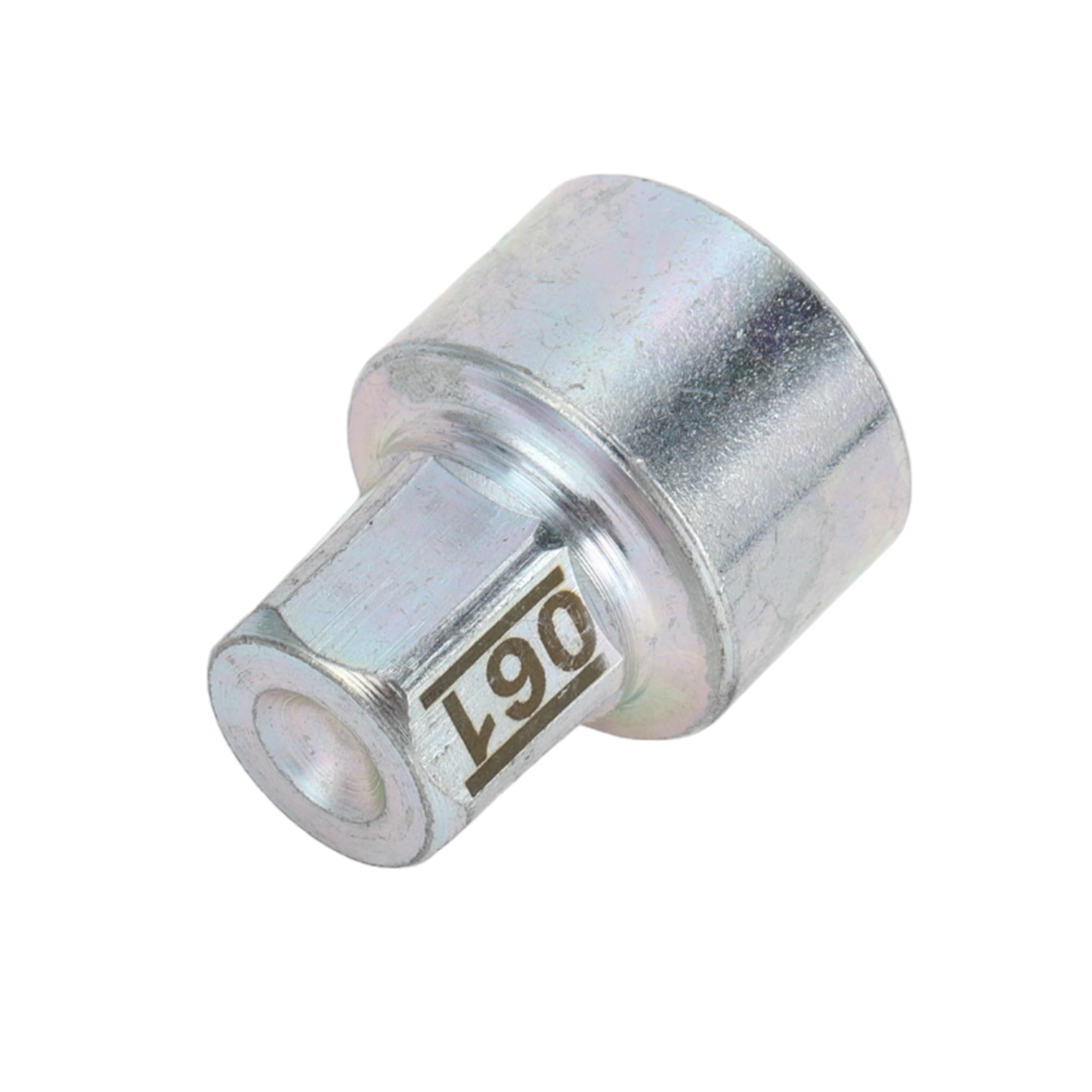 Photo 1 of Partuto Vehicle Wheel Lock Lugnut - 061 Anti-theft Screw Nut Removal Key Socket - for BMW MINI COOPER Zinc Plated Alloy Steel Silver Tone - 1 Pc