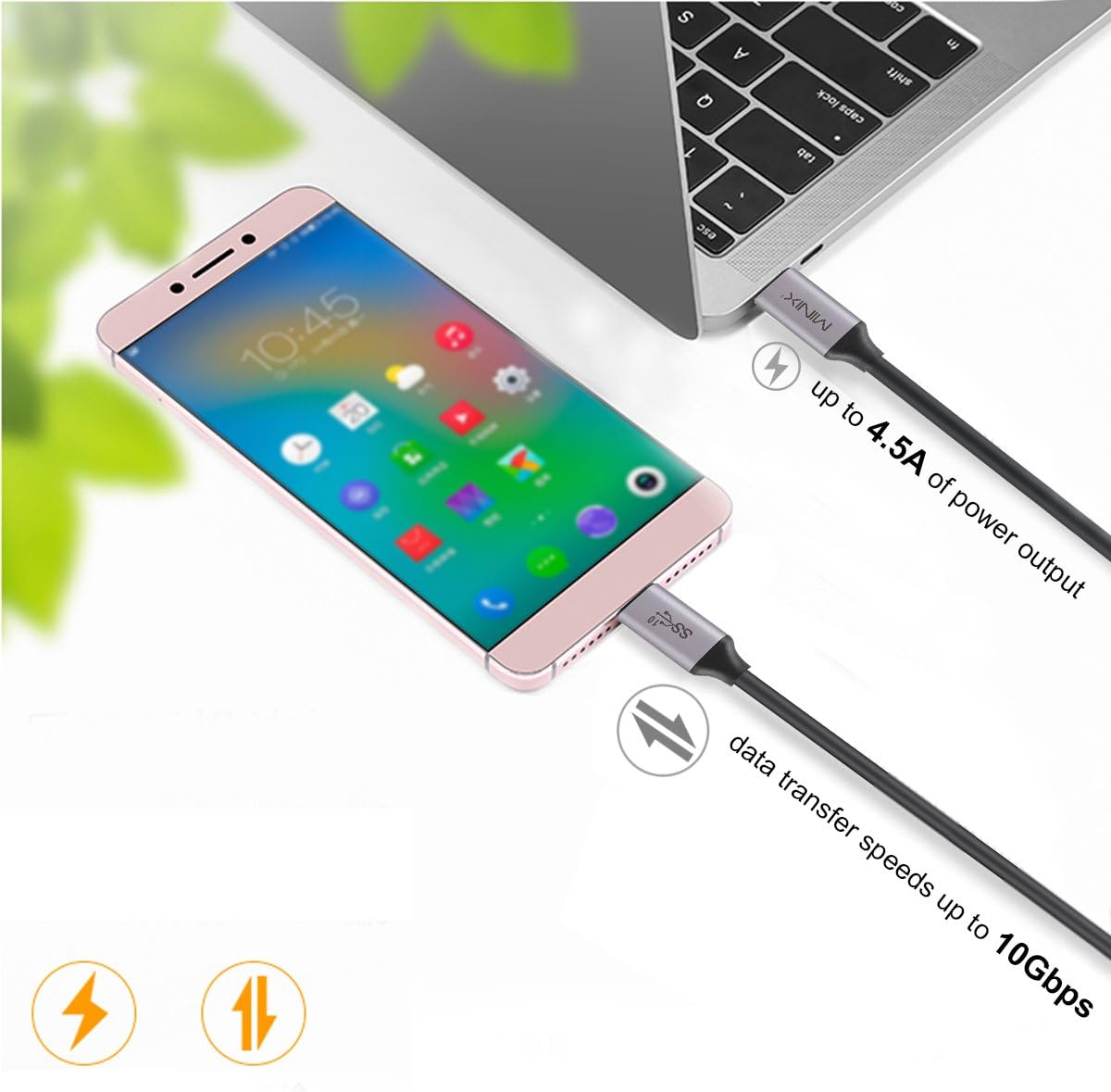 MINIX NEO C-MUC, Multi-Purpose USB-C to USB-C Cable (Length, 120cm) [Universal Compatibility, Windows - Image 5