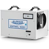 ALORAIR 120 Pints Energy Star Crawlspace Dehumidifier, Sentinel HD55S | Auto Defrost, High Capacity, 1,300 Sq. Ft., with Drain Hose, for Basement, Commercial, Industrial, 6-Year Limited Warranty