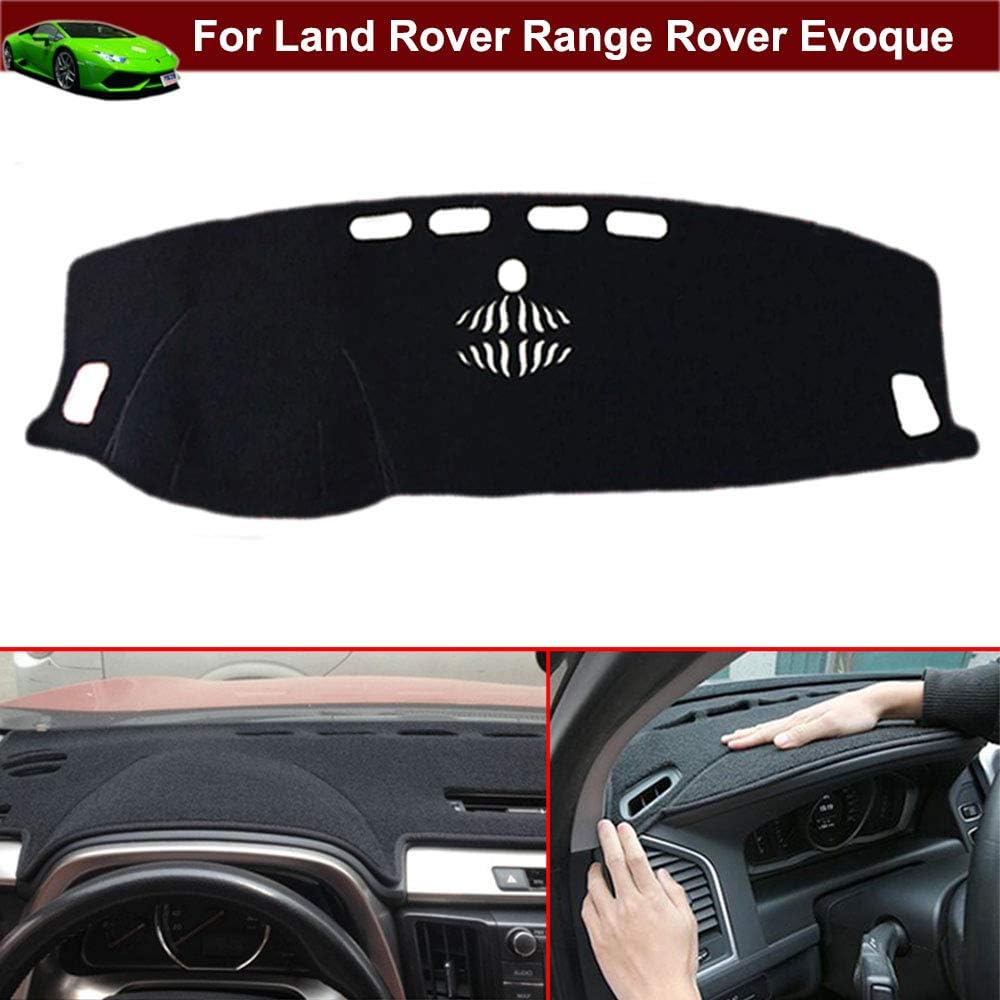New 1pcs Black Non-Slip Dash Mat Dashboard Mat Dash Carpet Dash Covers Dashboard Cover Custom Fit for Land Rover Range Rover Evoque 2011 2012 2013 2014 2015 2016 2017 2018 2019 2020