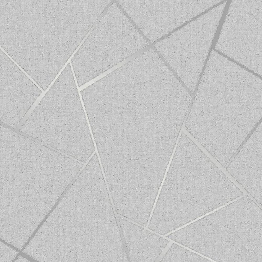 Fine Décor FD42280 Fractal Quartz, Silver