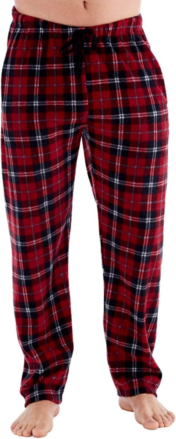 Pantaloni Pigiama Pigiama Uomo Flanella Cuadro Andino Verde