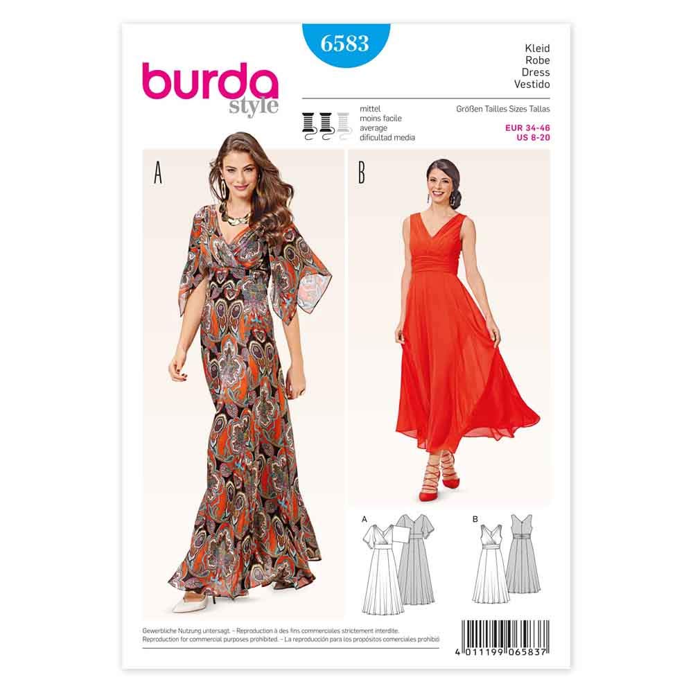 burdastyle Sewing Pattern B6583 Misses' Dress