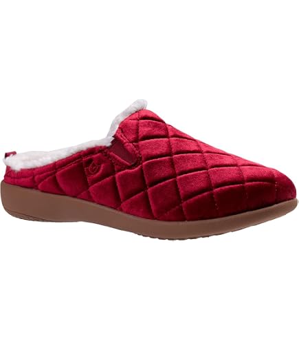 Amazon.com | Revitalign Women's DUNDEE ORTHOTIC SLIPPER Chestnut 6
