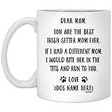 Lovesout Funny Saying Personalized Irish Red Setter