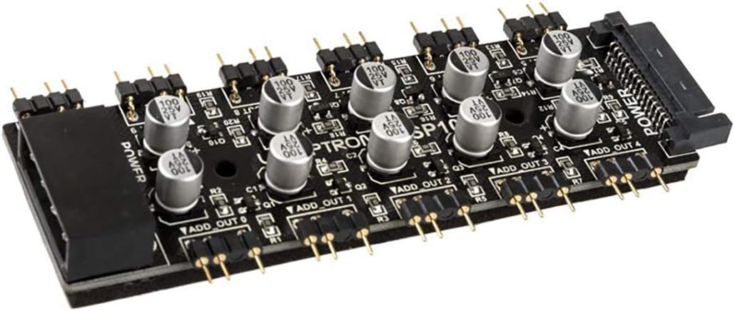 Lamptron compatible SP101 10x Adressable-RGB-Hub für Aura, Fusion und Mystic