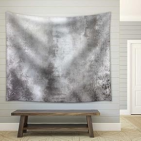 Background from High Detailed Fragment Stone Wall - Fabric Wall Tapestry Home Decor - 51x60 inches