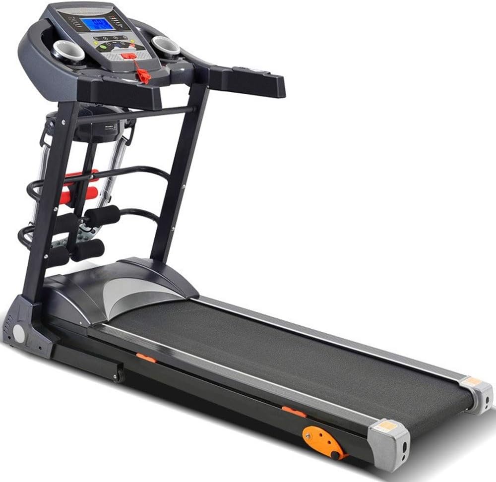 ZDSGXJQA Household small treadmill, silent installation-free walking machine, multifunctional home fitness equipment for home exercise Physical fitness