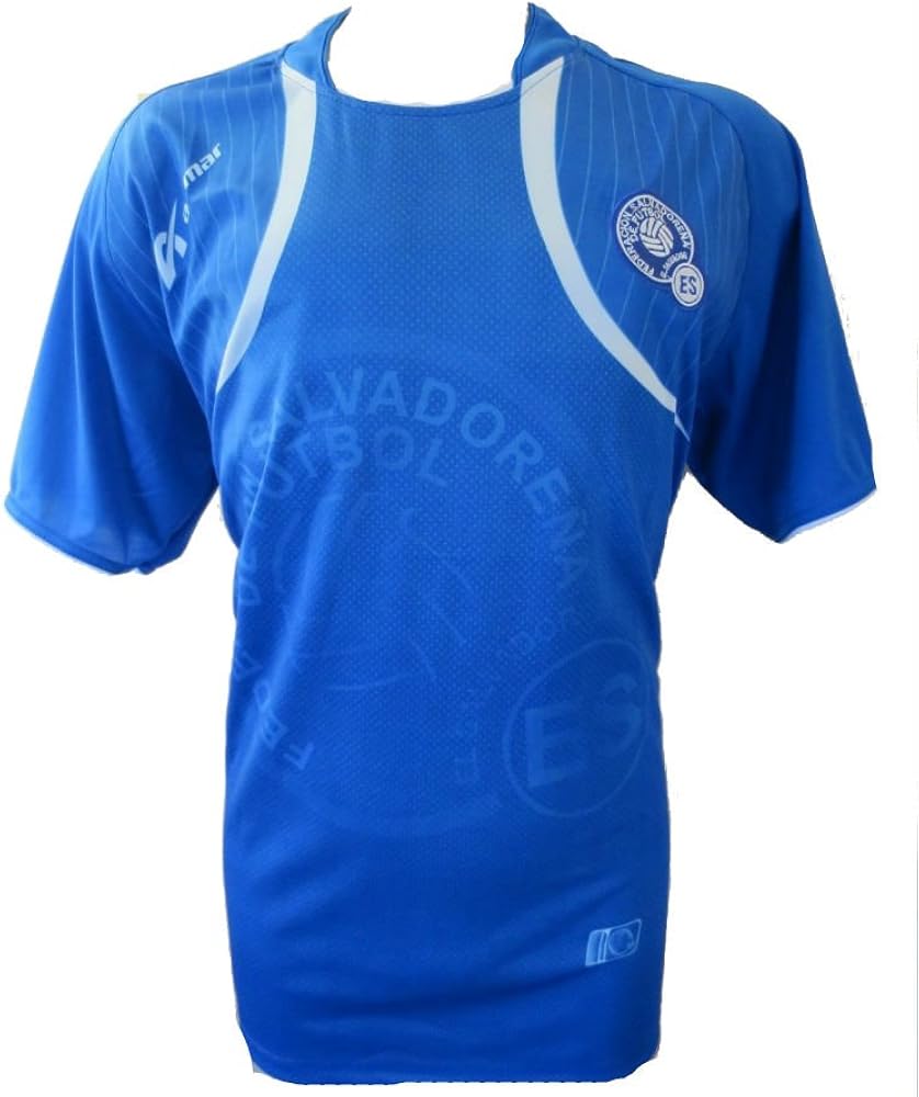 EL SALVADOR SOCCER JERSEY ONE SIZE LARGE .NEW. Clothing