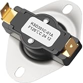 Snap Disc Thermostat Switch(120&deg;F ON and105&deg;F Off) fit Fireplace Blower Fan | fit for Wood Stove Fans,Wall &amp; Floor Furnaces,RV Refrigerator Cooling Fan, Solar Water Heater and other Heating Equipment