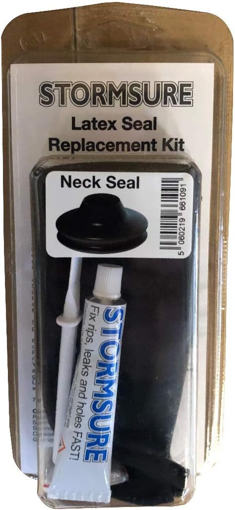 Stormsure Unisex Rkn Stormsure Latex Neck Seal Kit Black, Black, One Size UK