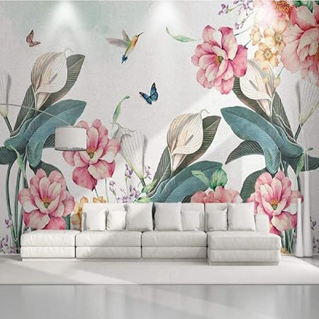 Finloveg Papel Tapiz Mural 3D Personalizado Flor De Ciruela Moderna