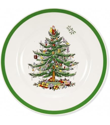 Amazon.com | Spode – Christmas Tree – Salad Plate – Set of 4