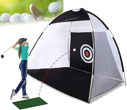 golf practice nets and mats