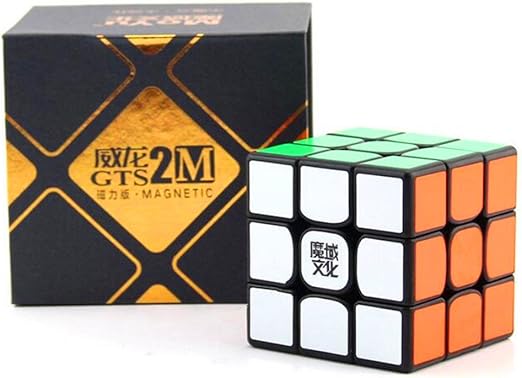 Amazon.com: CuberSpeed MoYu WeiLong GTS2 M Black 3x3 Magic Cube ...