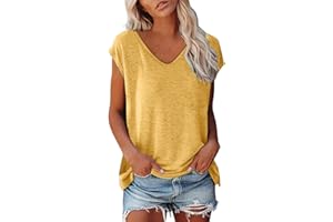 mjhGcfj Short Sleeve Tunics For Women To Wear With Leggings Plus Size Fashion Plain Crew Neck T-shirt Mid-length Blouse