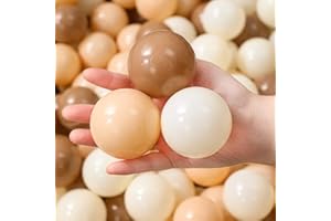 TRENDPLAY Plastic Balls for Ball Pits 2.2 Inch, Pack of 50 100 200 500 Hollow Balls, Perfect for Toddler Baby Pools,Party,Festival Decoration