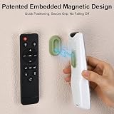 WALLFID Silicone Magnetic Remote Control Holder 2 Pack - Black view 2