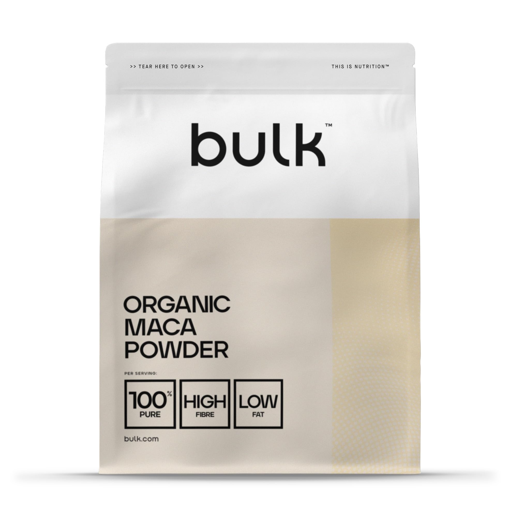 Bulk Organic Maca Powder, 500 g, 33 Servings, Packaging May Vary