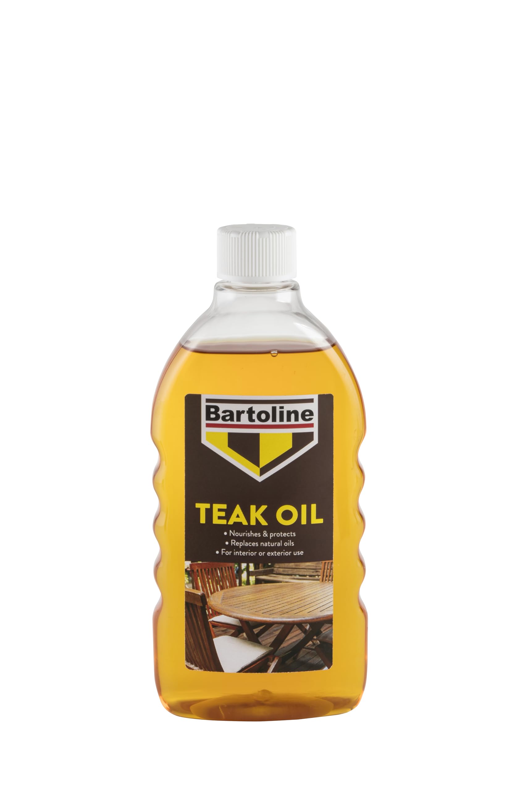 Bartoline Teak Oil 500 ml – Deep Penetrating Wood Oil for Outdoor & Indoor Furniture | Garden Furniture, Hardwood Protection & Teak Care