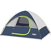 Camping Tent 4 Person, Waterproof Windproof Tent with Rainfly Easy Set up-Portable Dome Tents for Camping