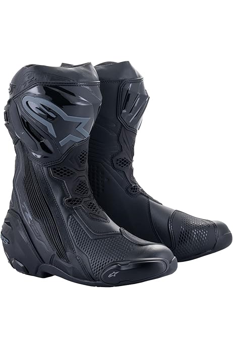 Amazon.com: Alpinestars Supertech R Boots (42) (BLACK) : Automotive