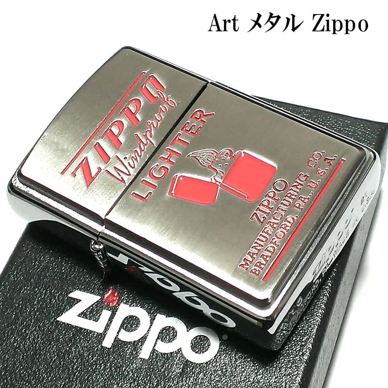 ZIPPO ZIPPO ART Metal 1 Silver Ebushi Lighter Package Design Medium
