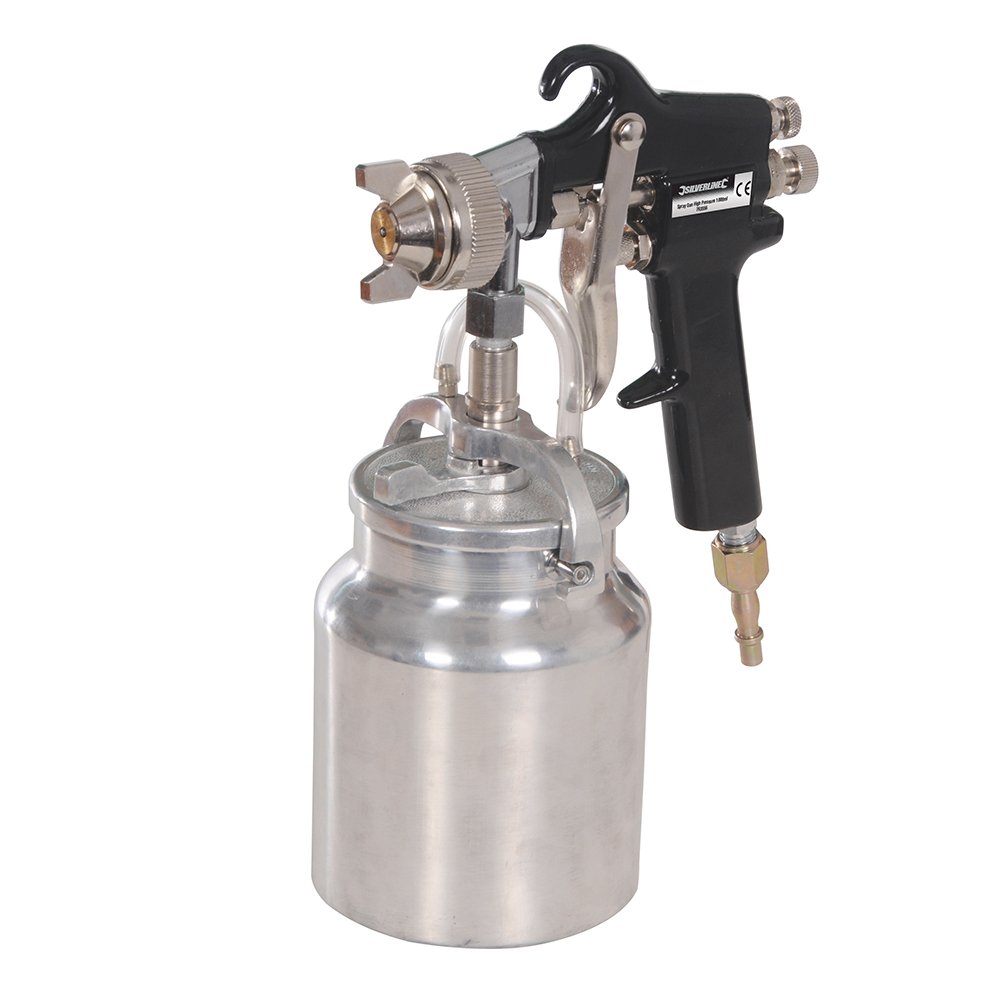 Silverline 763556 Spray Gun High Pressure 1000ml