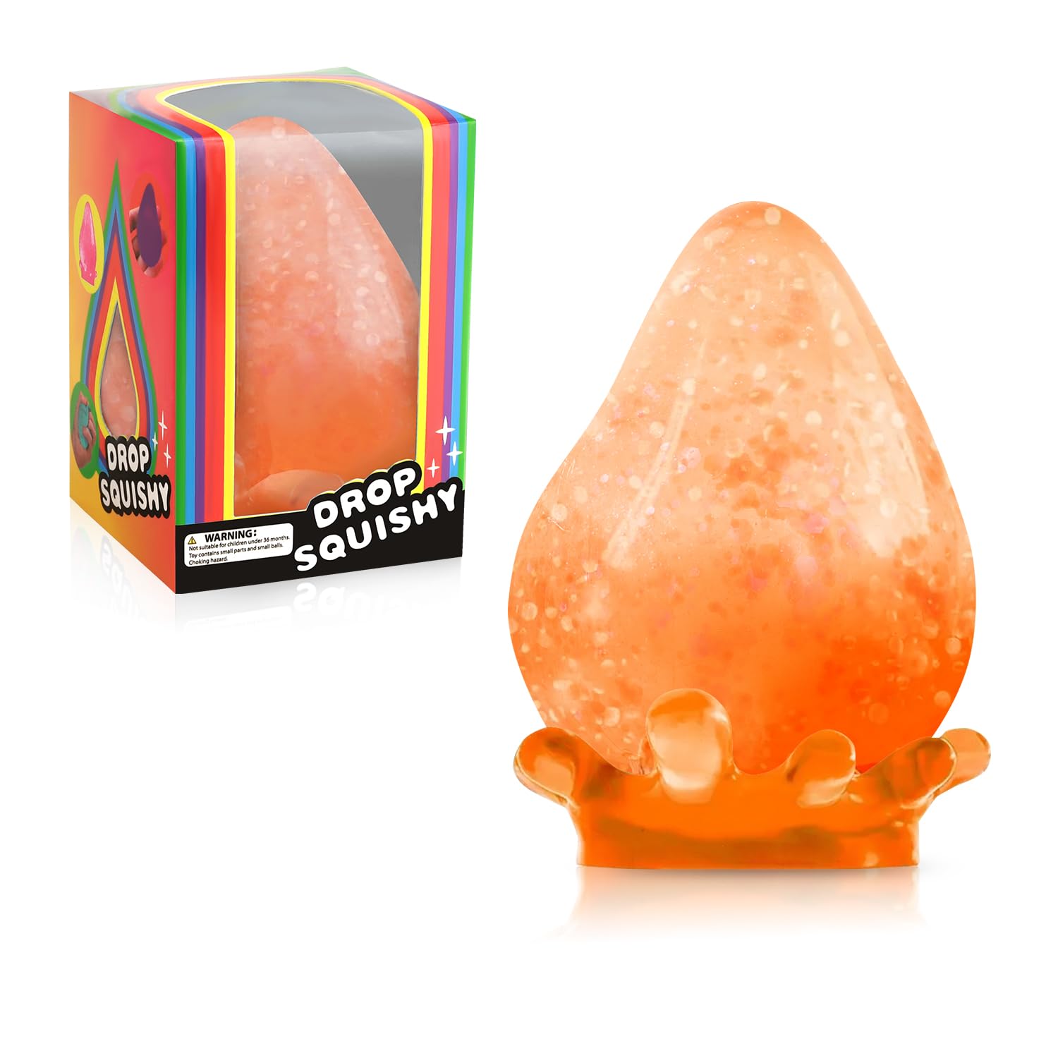 Fidget Toys Dream Squishy Drop, Cube Squishies Anxiety Stress Relief, Ice Squishy Stress Cube-Drop Malt Sugar Balls, Sensory Toys for Kids with Autism, Fidgets for Classroom Prize Toys