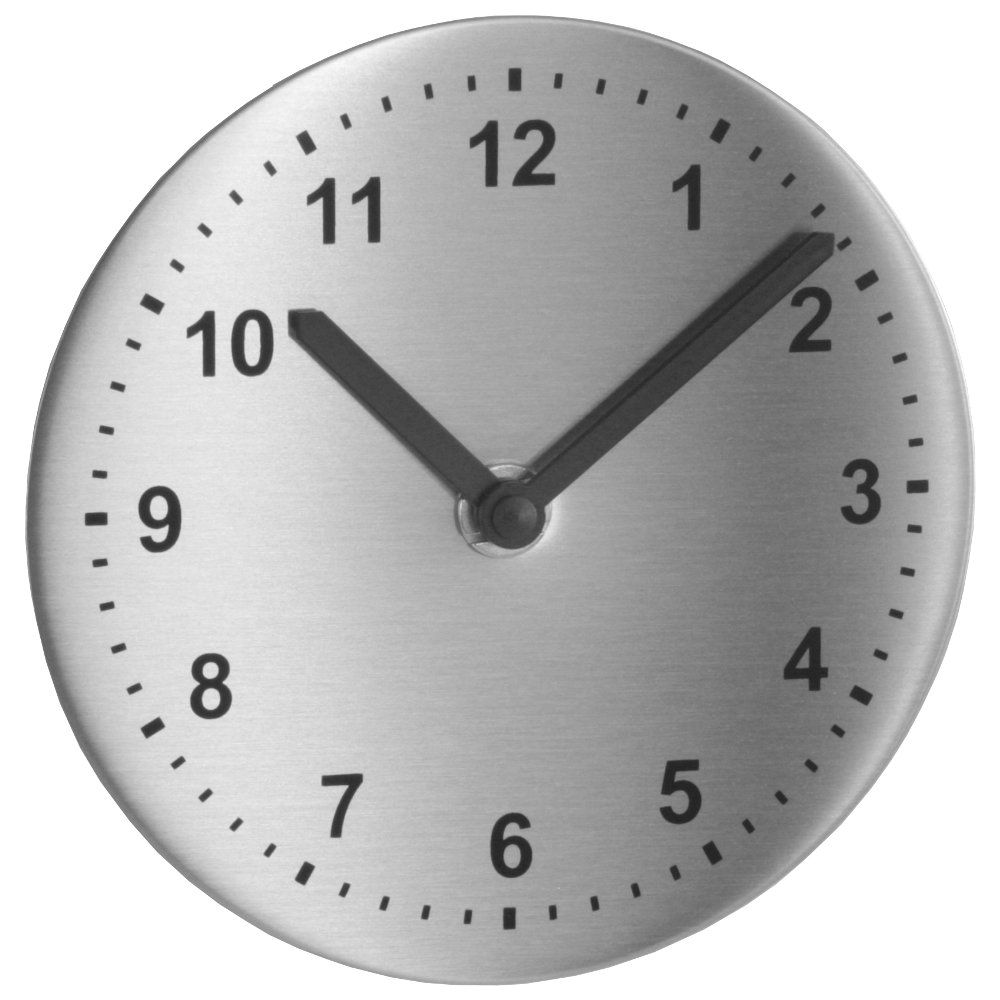 OFFORM Stainless Steel Clock "МAGGIE", Nr.5912, Ø 130 mm