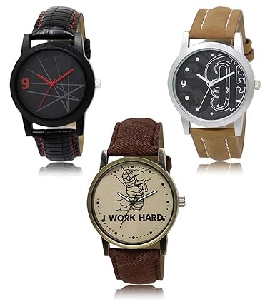 Mens Analogue 3 Piece Watch Combo Set(VW-LR-08-14-29)