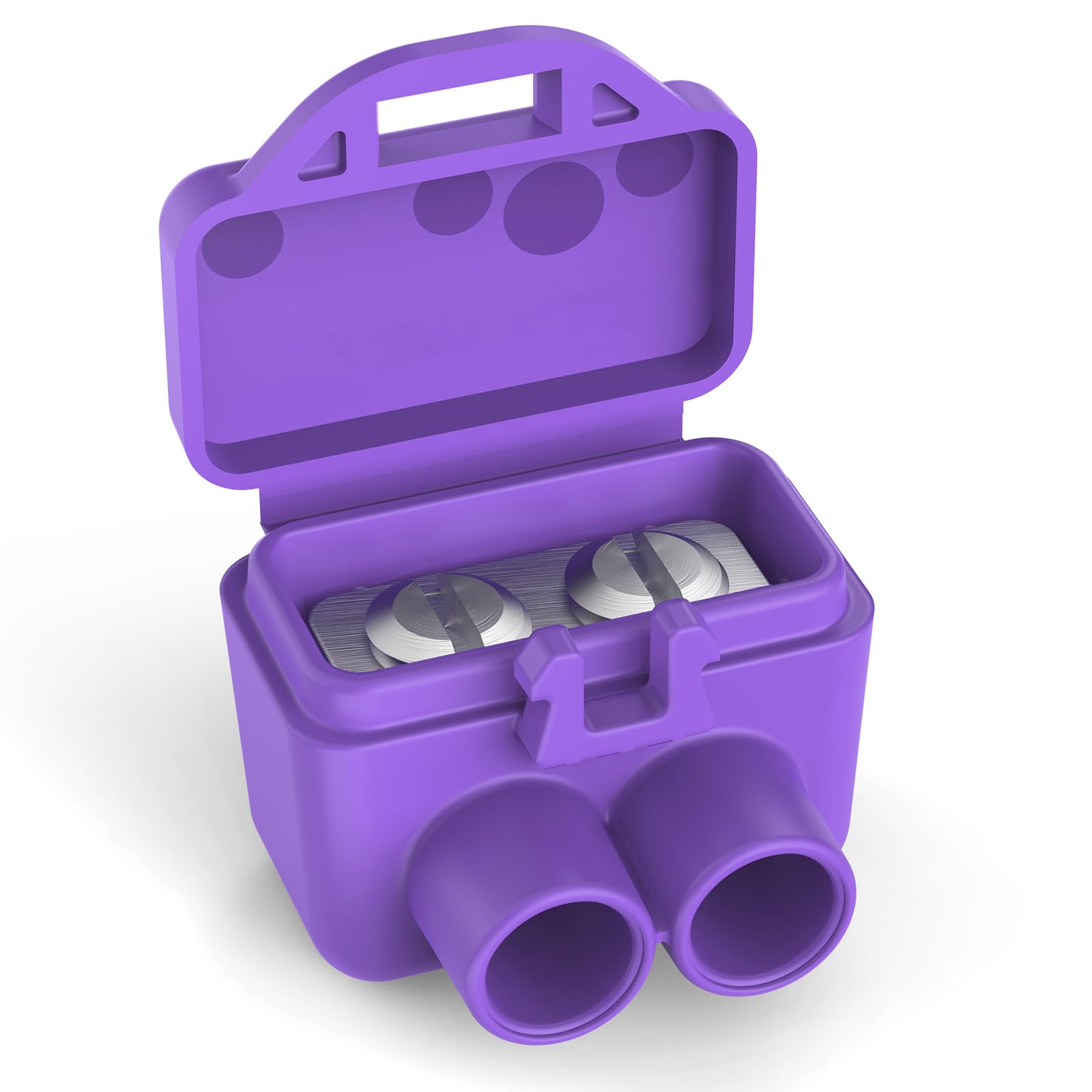 Photo 1 of 2-Port Aluminum-to-Copper Wire Connectors, 5 Pack Screw Terminal Electrical Wire Connectors, Pre-Filled with Oxide Inhibitor for Solid & Stranded Wires, Residential & Industrial Wiring