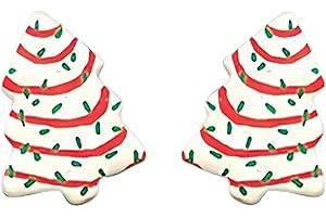 GENERIC Cute AcrylicChristmas Earrings for Women | Cute Christmas Tree Cake Shape Earring, Holiday Gifts for Women | Christmas Decorations Clearance