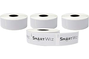 4 Rolls of Dymo Compatible Labels, Strong Self-Adhesive Address, Shipping and Barcode Labels Compatible with Dymo Label Print
