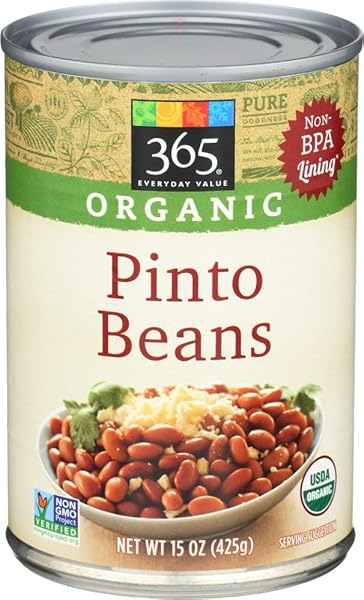 365 EVERYDAY VALUE, ORGANIC PINTO BEANS, 15 OUNCE