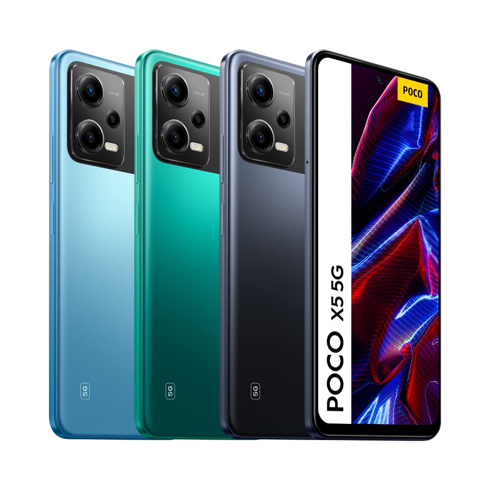 Mua POCO X5 5G Black 6GB RAM 128GB ROM, 6.67” 120Hz FHD+ AMOLED, Snapdragon  695, 48MP Tripple AI Camera, 5000mAh, NFC (UK Version 2 Year Warranty) trên  Amazon Anh chính hãng 2025 | Fado