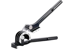 BTSHUB Tube Bender, Tubing Bender 180 Degree Brake Line Bender for 1/4", 5/16", and 3/8" Tubing, 3-in-1 Heavy Duty Manual Bender for Copper, Brass, Aluminum and Thin Steel Pipes
