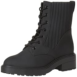 Amazon Essentials Women's Rubberized Combat Boot