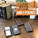 iPulse Vintage Book for iPhone Xs MAX Italian Full Grain Leather Handmade Flip Case for Apple iPhone Xs Max (2018) with Magnetic Closure - Retro Brown