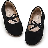 ESTINE Mary Jane Flats for Toddler Girls Little Kids Glittery Dress Princess Wedding Ballet Shoes