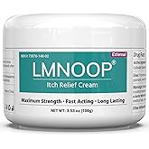 LMNOOP Anti Itch Cream, Extra Strength Itch Relief for Rash, Eczema, Poison Ivy, Psoriasis, Dermatitis, Seasonal Changes, Long Lasting Relief for Dry Itchy Skin, 3.53 OZ