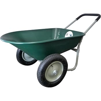 true temper poly wheelbarrow with dual wheels