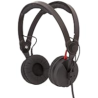 Sennheiser ゼンハイザー HD 25 PLUS 密閉型 プロフェッショナル モニターヘッドホン 【国内正規品】 506908 ブラック 軽量 DJ定番 コイルケーブル カールコード