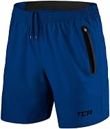 TCA Elite Tech Mens Running Shorts with Zip Pockets Mazarine Blue XXL